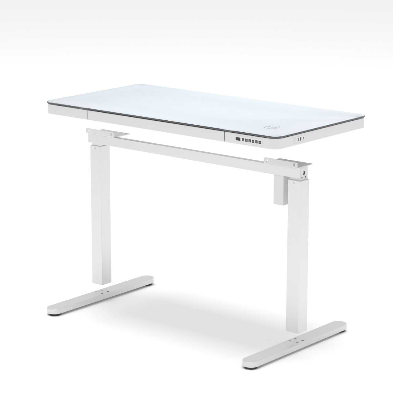 KOWO standing desk comes with pre-assembled desk frame for easy installation