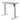 kowo K302 glass top height adjustable desk description 