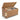 Outdoor storage coffee table in natural beige rattan with tempered glass top