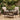 Outdoor rattan coffee table for garden sofa and patio lounge area