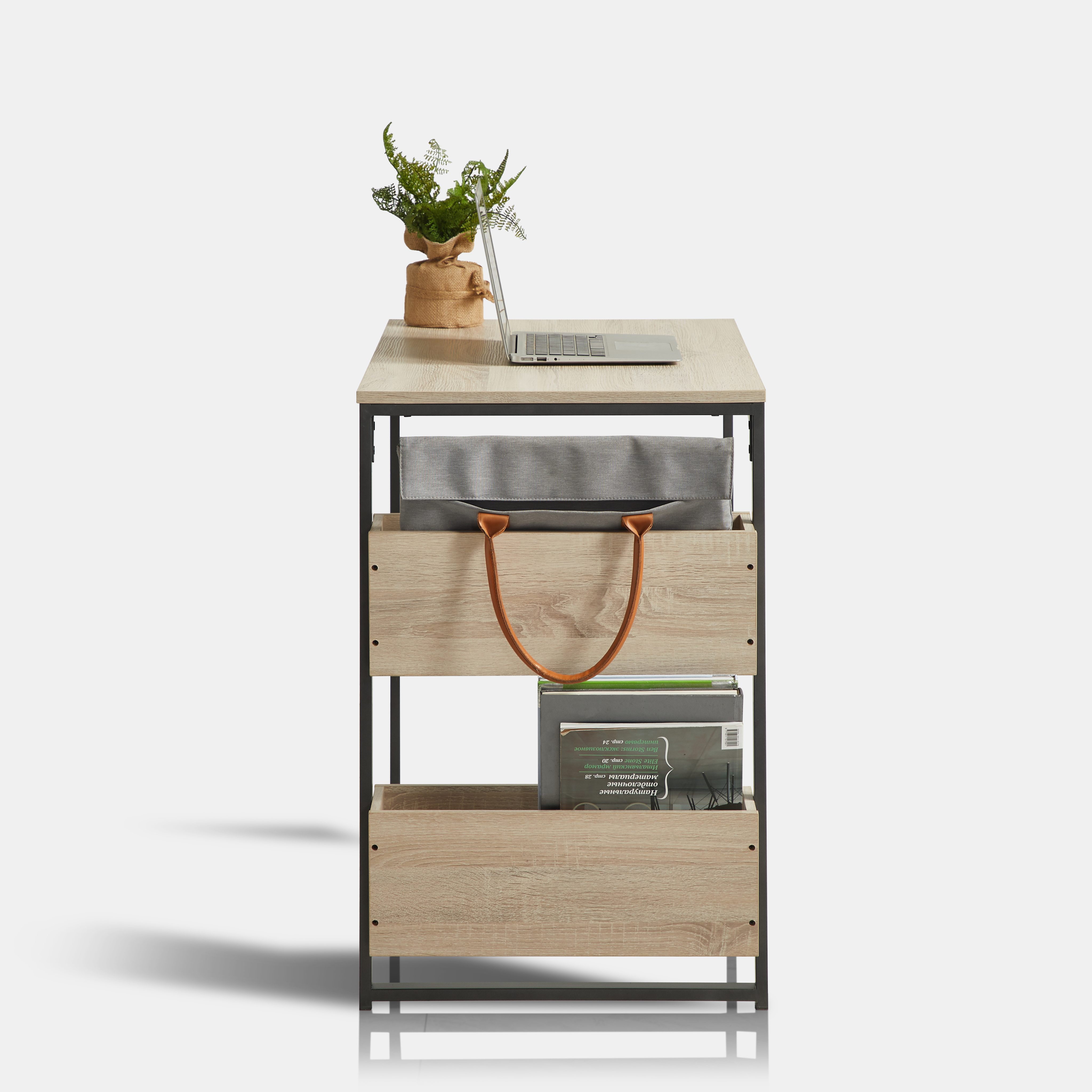 Topside Desk Storage Side Storage Computer Desk – KOWO