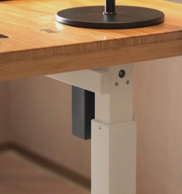 KOWO electric standing desk has smooth and silent electric motor in action