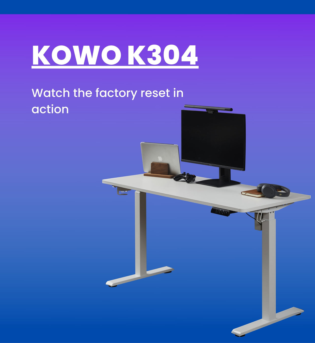 KOWO K304 factory reset demonstration video
