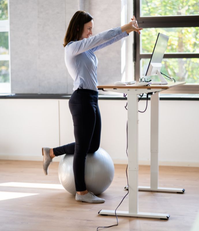 KOWO standing desk features sedentary alarm reminder function